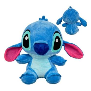 Imagem de Boneco Pelúcia Lilo Stitch Angel Disney 20 Cm Musical Antialérgico - E