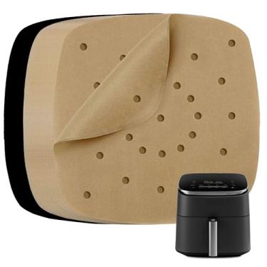 Imagem de Air Fryer Papel pergaminho cru para Cosori 9 em 1 TurboBlaze 6 Qt, fritar ao ar, assar, grelhar, secar, acessórios e forros para airfryer, antiaderente, não tóxico, livre de BPA e sem PFOA