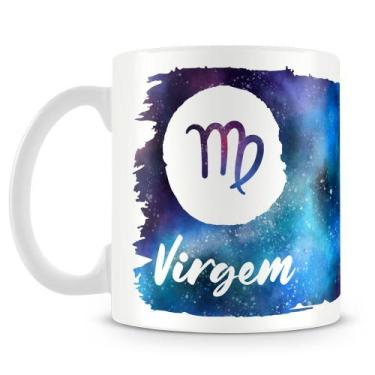 Imagem de Caneca Personalizada Signo de Virgem - Porcelana Branca com Estampa - 