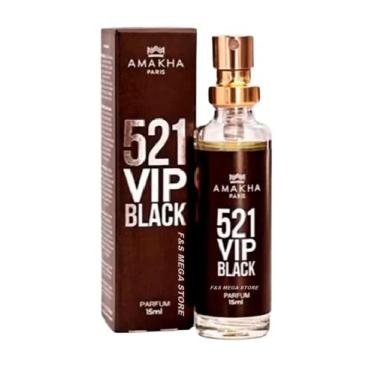 Imagem de Perfume Masculino 521 Vip Black 15ml Amakha Paris