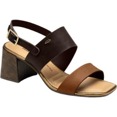 Imagem de Sandália Dakota Y9192 de Salto Bloco, 37, Caramelo, Ristretto