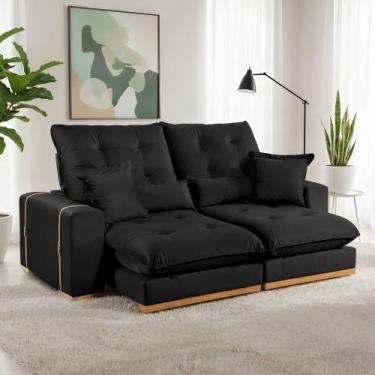 Imagem de Sofá Retrátil e Reclinável 4 Lugares 290cm Kioto - Kasacomigo Estofado