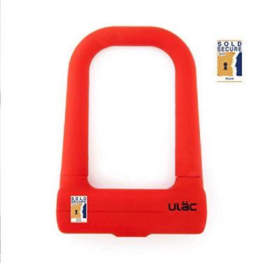 Imagem de ULAC Stockholm Heavy Duty Anti-Theft Steel U-Lock, vendido seguro UK Bronze credenciado (vermelho)