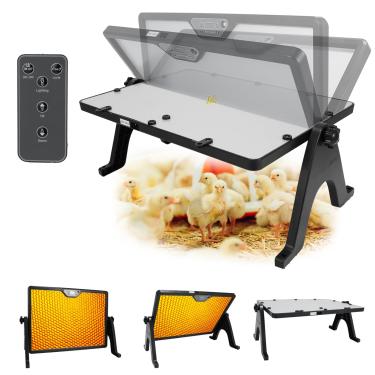 Imagem de ZEMIRO CHARGE Aquecedor Radiante Para Galinheiro De 180 W, Aquecimento De Inverno Com Eficiência Energética, Alternativa Mais Segura Às Lâmpadas De Chocadeira, Aquecedor Com 2 Placas De Aquecimento