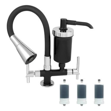 Imagem de Casa Premier Torneira Com Filtro Bancada Gourmet Flexível +