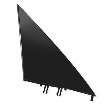 Imagem de Acabamento triangular do espelho lateral do passageiro apto para Tesla Model 3 2017-2024, substitui 1130656-00-D, tampa de painel triangular espelhado com aplique de pilar A direito