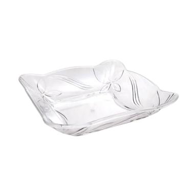 Imagem de Kit Travessa Acrílico Servir Bolos Doces Sobremesas Bandeja Frutas Fruteira Luna Dubai (Dubai | Unitário, G)