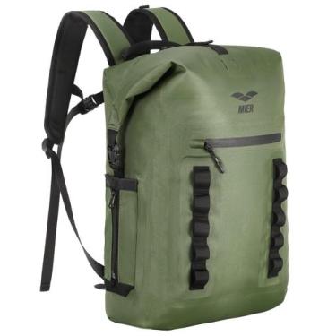 Imagem de Mochila seca impermeável MIER 30L Roll-Top Green