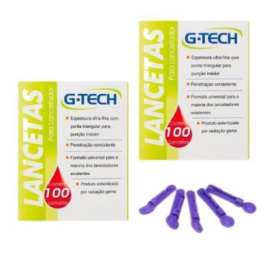 Imagem de 200 Lancetas para Lancetador - G-Tech