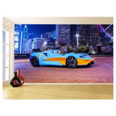 Imagem de Papel De Parede 3D Carro Mc Laren Pista Super 3,5M Car251 - Você Decor