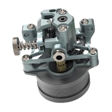 Imagem de Ysyqkn Extrusora para Impressora 3D, Engrenagem de Reposição Atualizada para Impressora 3D - Componente de Substituição - Engrenagem de Alimentação de Filame, Cinza com Motor