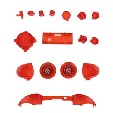 Imagem de RiToEasysports Kits Completos de Mod de Botões, Design Premium, Cores Vibrantes para Controle Series X S, Botões de Controle de Jogo (Vermelho Transparente)