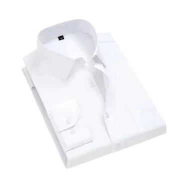 Imagem de Camisa Casual De Negócios Masculina plus Size 9XL 8XL 7XL De Manga Lon