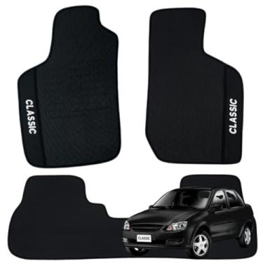Imagem de Jogo de Tapete Compatível com Corsa Classic 2003 2004 2005 2006 2007 a 2016 Kit Automotivo 3 PCS
