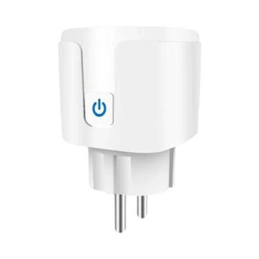 Imagem de Tomada Inteligente WiFi Zigbee EU 16A 20A Com Monitor De Energia, Temp