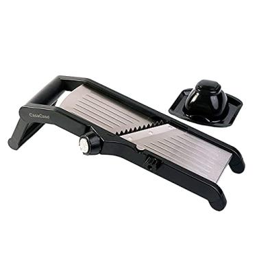 Imagem de Mandoline Fatiador e Cortador Ajustável Aço Inox CasaCaso CAS0017