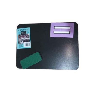 Imagem de Lousa quadro negro Blackboard 30x22 cm com giz e apagador - Cortiarte