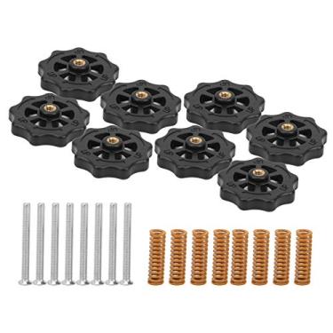 Imagem de WALFRONT Kit de Nivelamento de Mola para Impressora 3d, Molas de Parafuso de Porca M4 de Plástico para Cr10 Cr10s Ender 3, Fácil Instalação, Componentes Duráveis, Conjunto Completo