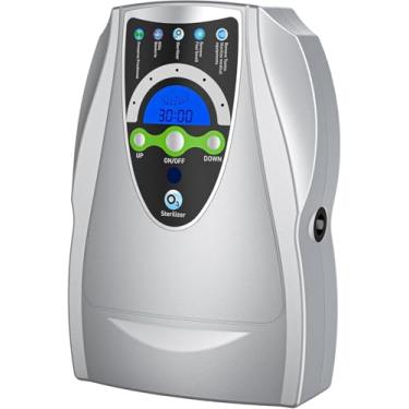 Imagem de Gerador de ozônio doméstico, remoção de odor em máquina de ozônio 500 mg/h, projetado especificamente para água limpa, frutas, vegetais (prata)