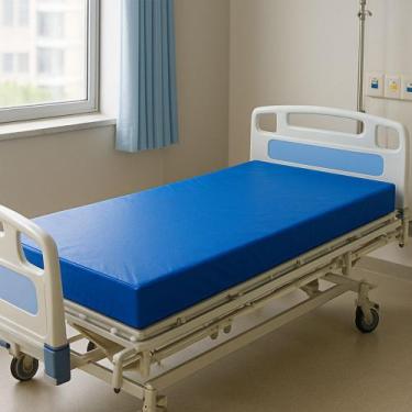 Imagem de Colchão Hospitalar Impermeável Solteiro  Conforto e Proteção para Enfe