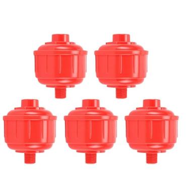 Imagem de Fafeicy Filtro de água de Ar para Pistola de Pulverização Descartável de 5 Pacotes, Separador de água de Ar Em Linha de Rosca de 1/4 de Polegada, para Pintura Em Spray Industrial para