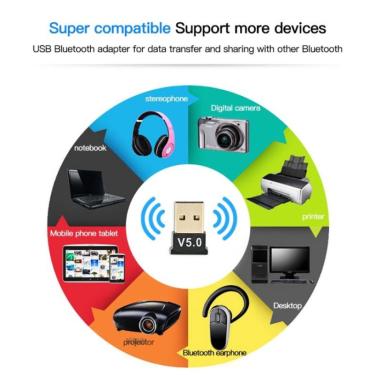 Imagem de Adaptador Bluetooth 5.0 USB