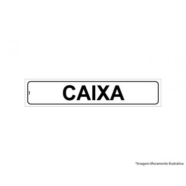 Imagem de Placa Sinal.Pvc 05X25Cm Caixa Ref2255