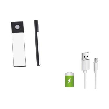 Imagem de Luz De Barra LED Recarregável Por USB Com Sensor De Movimento Magnétic