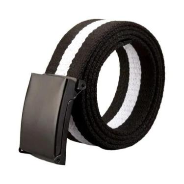 Imagem de Cinto Tático Unissex De 38cm Em Lona, Cinto Casual De Luxo Para Jeans 