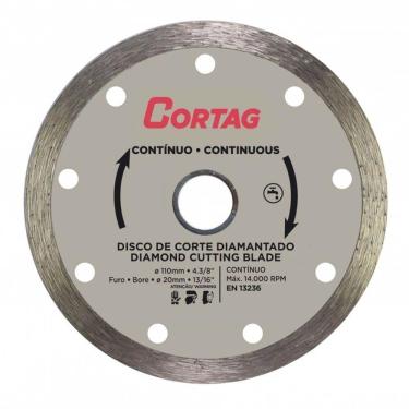 Imagem de Disco De Corte Diamantado Continuo De 110mm - 60697 - Cortag