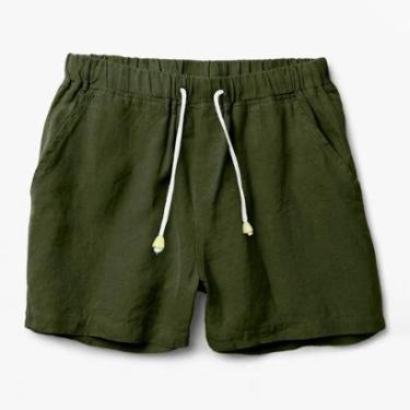 Imagem de Short de Linho Premium Bermuda Masculina Moda Praia Luxo-Masculino