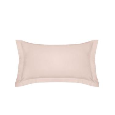 Imagem de Fronha Avulsa 50x90 Com Abas Algodão Lux 200 Fios Altenburg Cor:Rosa L