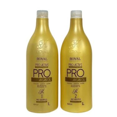 Imagem de Kit Escova Progressiva Pro Argan Royal - 2x1000ml
