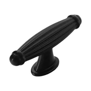 Imagem de Puxadores E Botões Pretos Para Móveis, Puxadores De Gaveta De Cozinha,