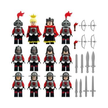 Imagem de Brinquedos De Blocos De Montar Em Forma De Bonecos Humanoides Miniatur