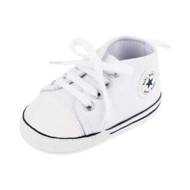 Imagem de Tênis Esportivos De Lona Com Estampa De Estrela Para Bebês Recém-nasci