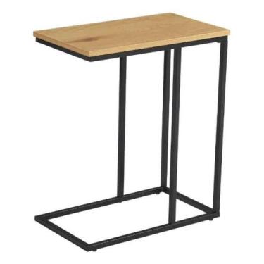 Imagem de Mesa Lateral Retangular Apoio Reto Compact Madeira - Rio - Brazil Home