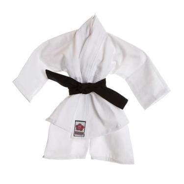 Imagem de Kimono Kimoninho Branco Judô Jiu Jitsu Bebê Menina Menino - Potinho de