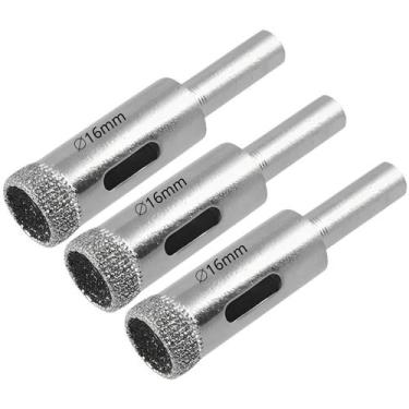 Imagem de Serra Copo Diamantada 16Mm Porcelanato Vidro Mármore 03 Un - Fertak