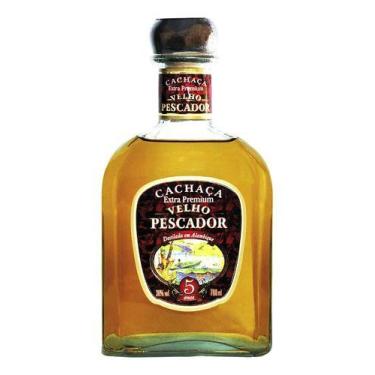 Imagem de Cachaça Velho Pescador Extra Premium 5 Anos 700ml