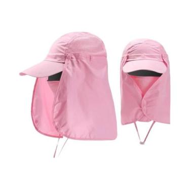 Imagem de Chapéu De Pesca De Secagem Rápida Anti-UV Protetor Solar Para Rosto E 