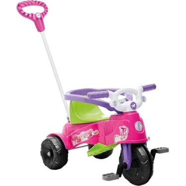 Imagem de Calesita Triciclo Infantil Tatetico Rosa e Azul 0938 E 0939 com Empurr