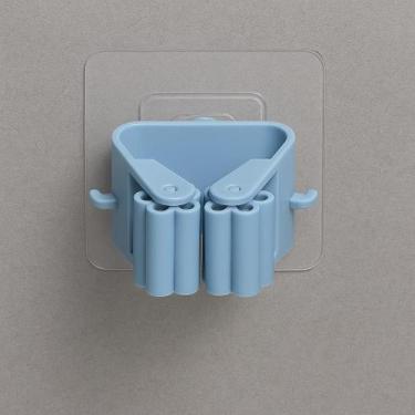 Imagem de Gancho Adesivo Plástico para Vassoura e Rodo Organização de Lavanderia