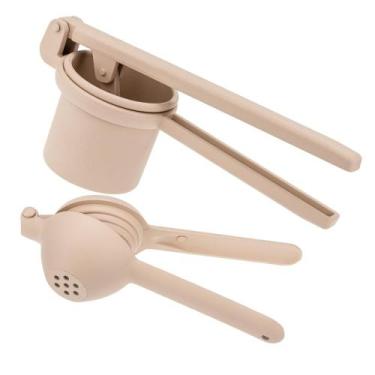 Imagem de Kit Espremedor de Limão e Batata Creme Weck