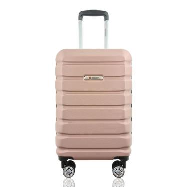 Imagem de Mala Rígida De Fibra 360° Tamanho Pequena - Gladiador - B3MB - Rose Gold