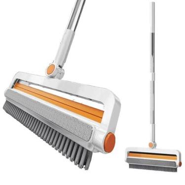 Imagem de Mop Multifuncional 4 Em 1 Rodo Mágico Esfregão Limpa Piso Tira Pelo Gi