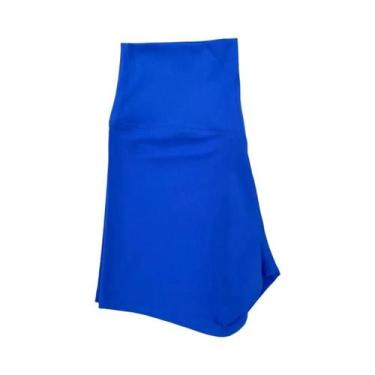 Imagem de Shorts de Yoga Fitness para Mulheres - Cintura Alta, Cor Sólida, Model