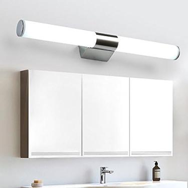 Imagem de Luzes De Banheiro Com Espelho Led Arandela De Parede Alumínio, Com Fio Moderna Simplicidade Lâmpadas De Banheiro De Quarto Spot Light Incluída Fonte De Luz-,8w-40cm-luz Branca,bonny369