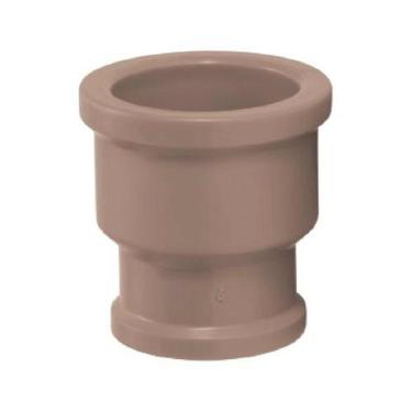 Imagem de Luva de Redução 60 X 50mm para Encanamento Residencial e Comercial em Latão com Junta Soldável e Roscável Amanco