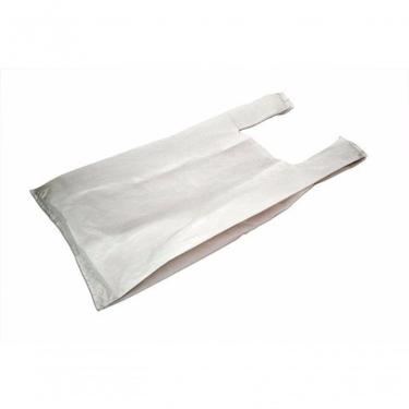 Imagem de Kit de Sacolas Plásticas 25X35 Branca Resistente e Reciclada 30X40 com Reforço na Solda Higipack